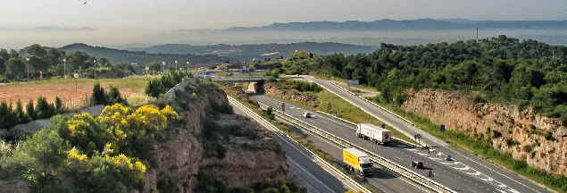 Autobahn bei El Bruc