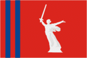 Flagge des Oblast Wolgograd