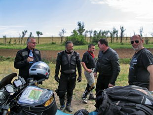 deutsches Motorradfahrer-Treffen sdl. Wolgograd